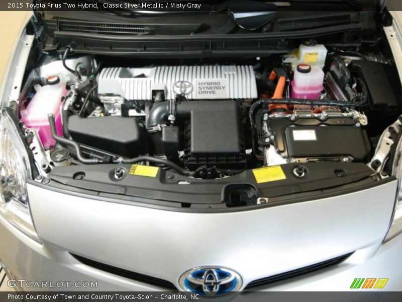 Classic Silver Metallic / Misty Gray 2015 Toyota Prius Two Hybrid