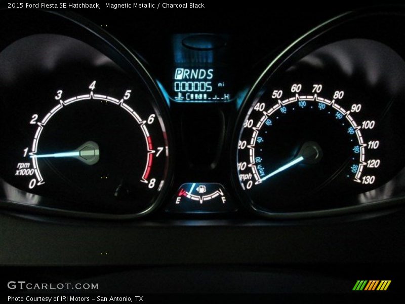 Magnetic Metallic / Charcoal Black 2015 Ford Fiesta SE Hatchback