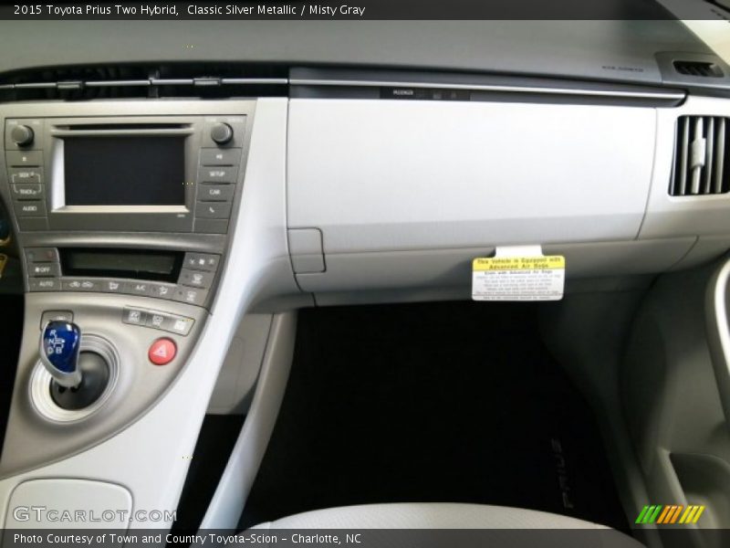 Classic Silver Metallic / Misty Gray 2015 Toyota Prius Two Hybrid