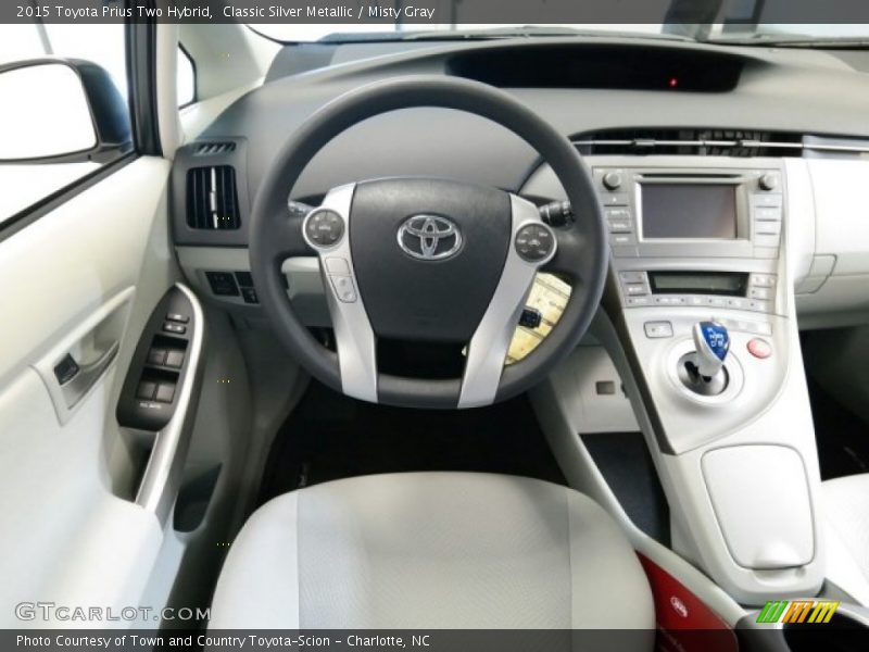 Classic Silver Metallic / Misty Gray 2015 Toyota Prius Two Hybrid