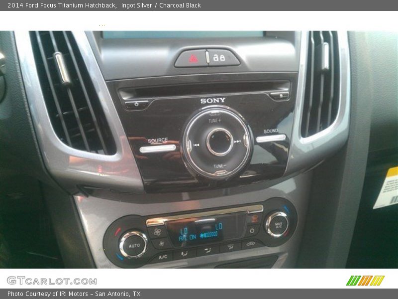 Ingot Silver / Charcoal Black 2014 Ford Focus Titanium Hatchback