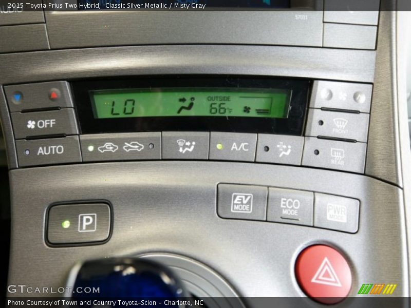 Classic Silver Metallic / Misty Gray 2015 Toyota Prius Two Hybrid