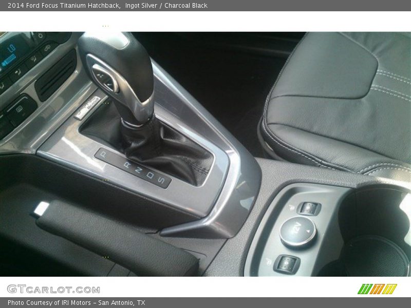 Ingot Silver / Charcoal Black 2014 Ford Focus Titanium Hatchback