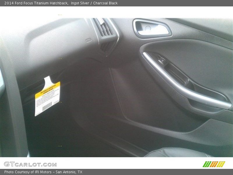 Ingot Silver / Charcoal Black 2014 Ford Focus Titanium Hatchback