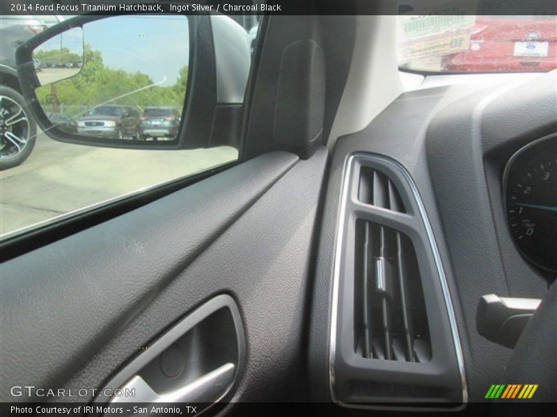 Ingot Silver / Charcoal Black 2014 Ford Focus Titanium Hatchback