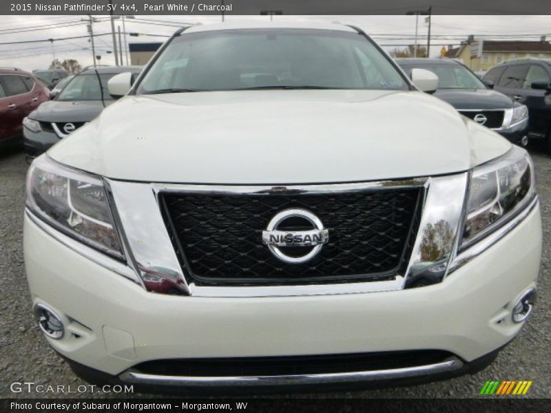 Pearl White / Charcoal 2015 Nissan Pathfinder SV 4x4