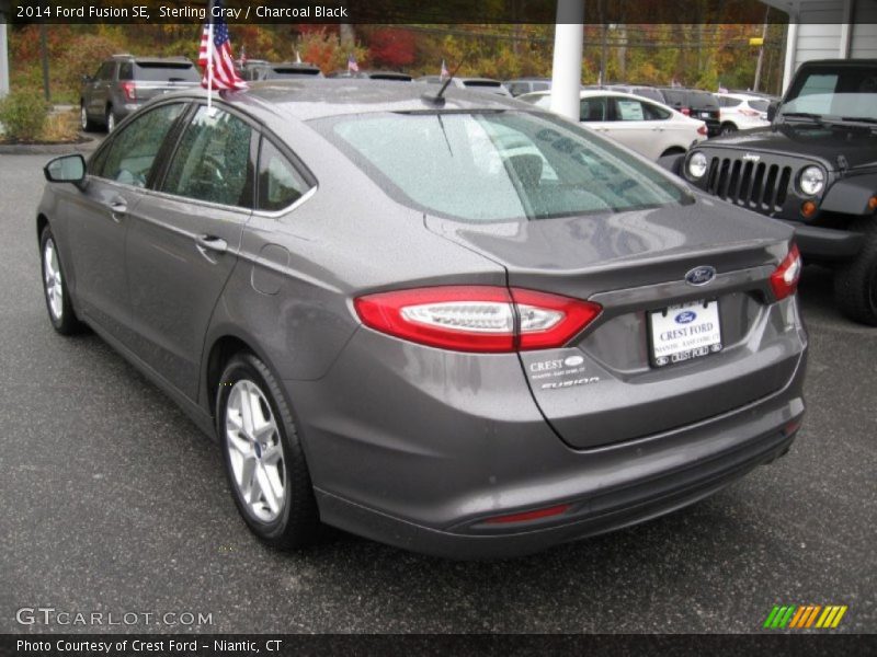 Sterling Gray / Charcoal Black 2014 Ford Fusion SE