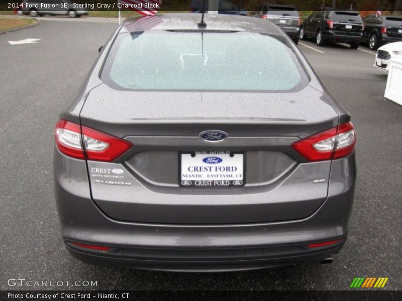 Sterling Gray / Charcoal Black 2014 Ford Fusion SE