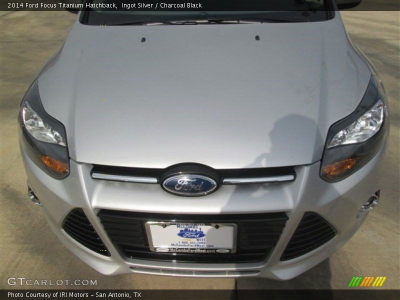 Ingot Silver / Charcoal Black 2014 Ford Focus Titanium Hatchback