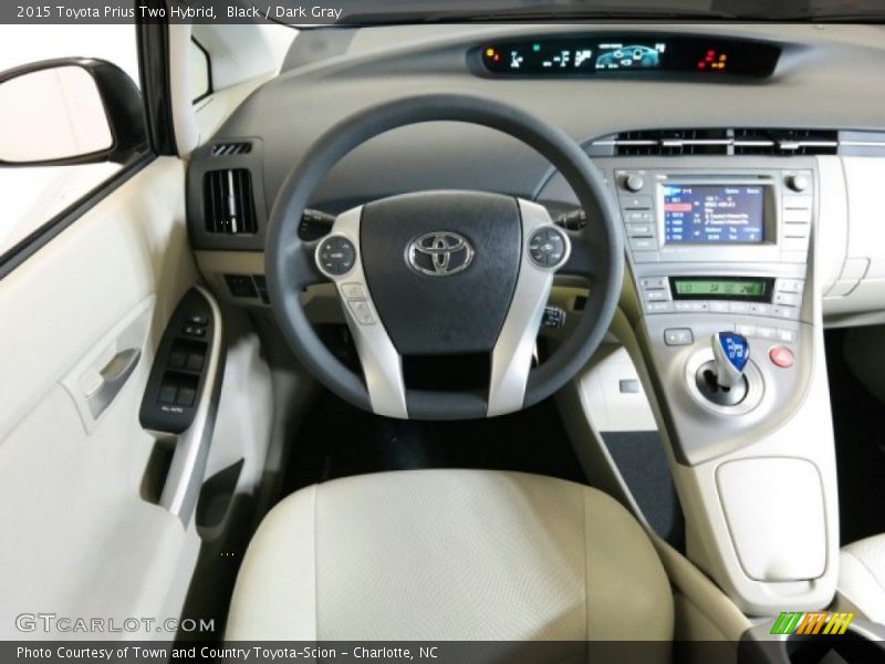Black / Dark Gray 2015 Toyota Prius Two Hybrid