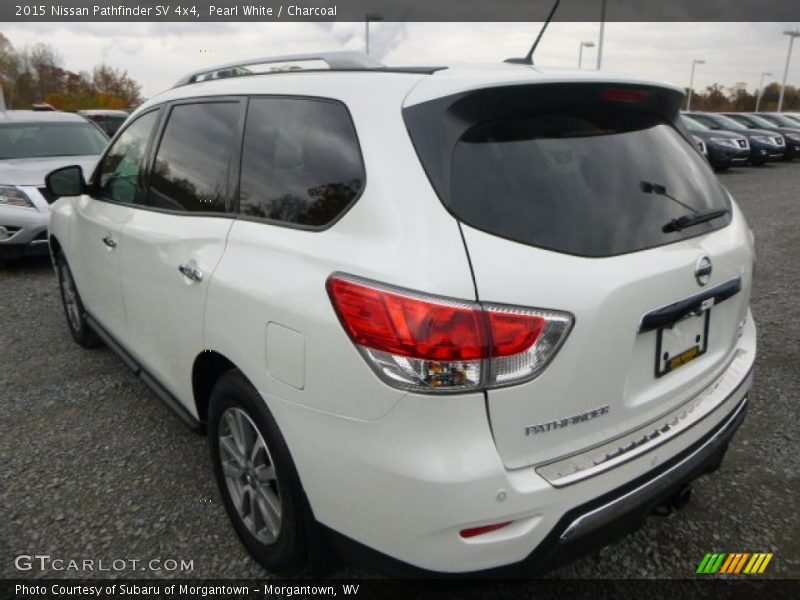 Pearl White / Charcoal 2015 Nissan Pathfinder SV 4x4