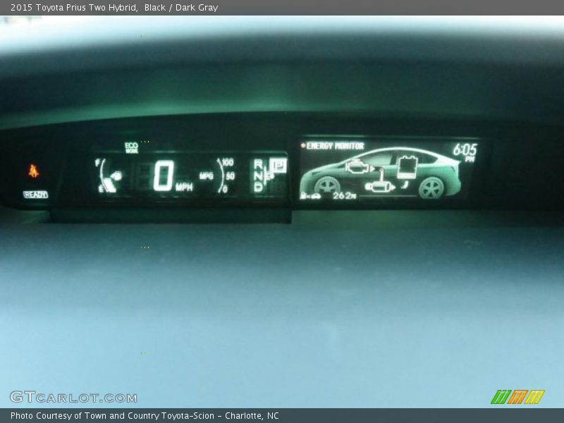 Black / Dark Gray 2015 Toyota Prius Two Hybrid