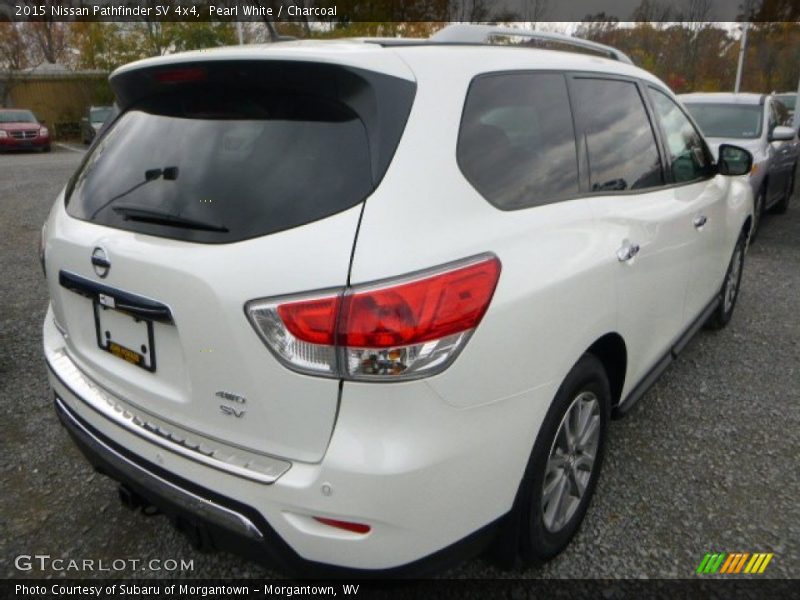 Pearl White / Charcoal 2015 Nissan Pathfinder SV 4x4