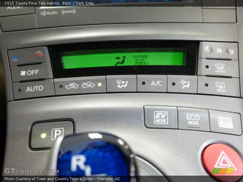 Black / Dark Gray 2015 Toyota Prius Two Hybrid