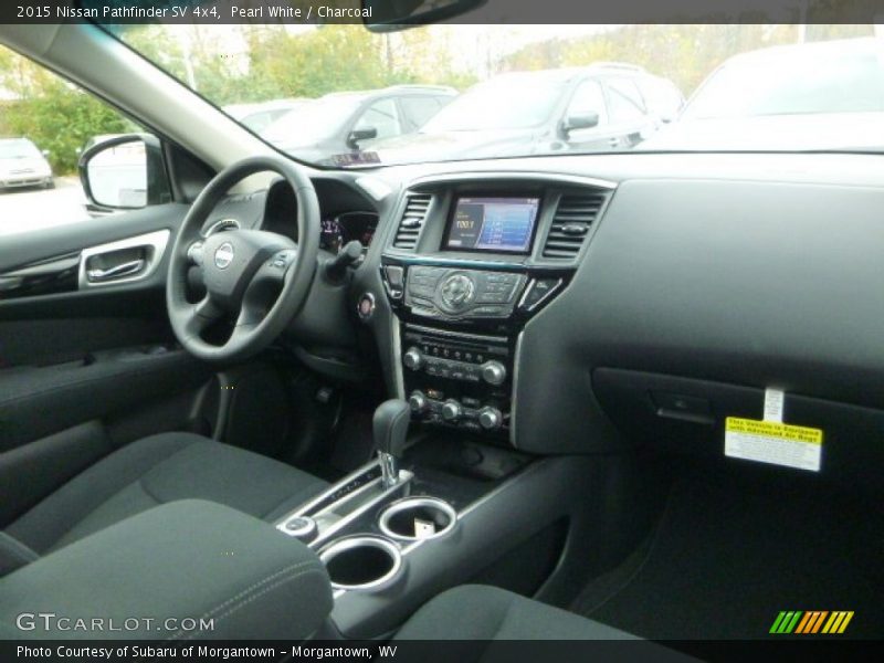 Pearl White / Charcoal 2015 Nissan Pathfinder SV 4x4