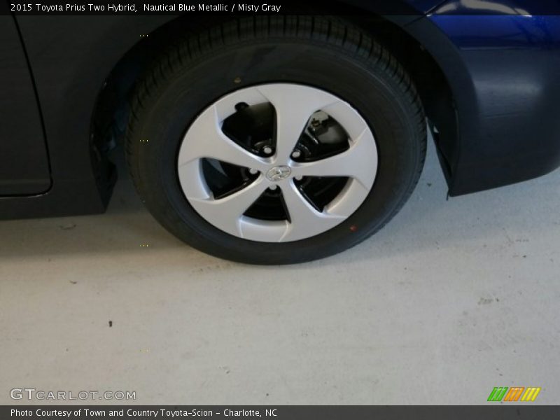 Nautical Blue Metallic / Misty Gray 2015 Toyota Prius Two Hybrid