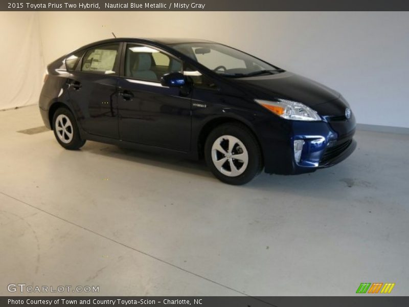 Nautical Blue Metallic / Misty Gray 2015 Toyota Prius Two Hybrid