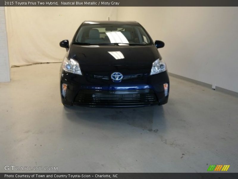 Nautical Blue Metallic / Misty Gray 2015 Toyota Prius Two Hybrid