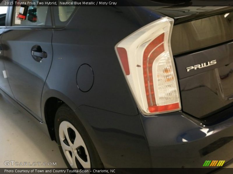 Nautical Blue Metallic / Misty Gray 2015 Toyota Prius Two Hybrid