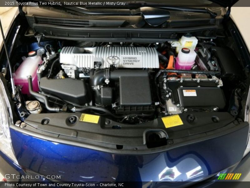 Nautical Blue Metallic / Misty Gray 2015 Toyota Prius Two Hybrid