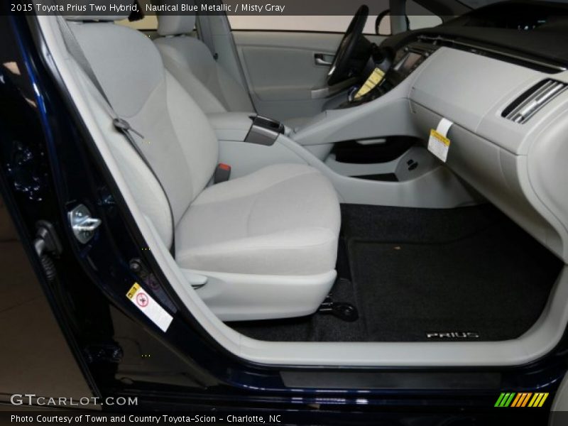 Nautical Blue Metallic / Misty Gray 2015 Toyota Prius Two Hybrid