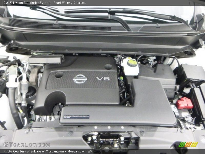 Pearl White / Charcoal 2015 Nissan Pathfinder SV 4x4
