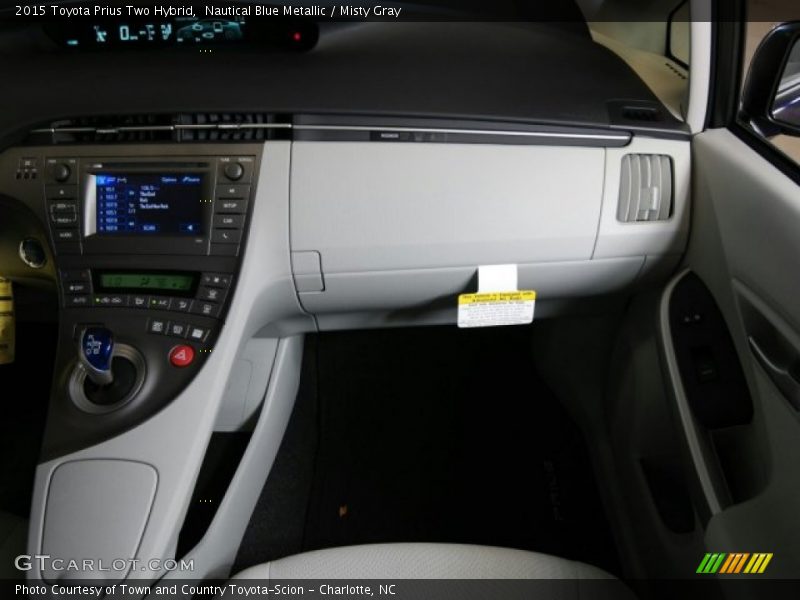 Nautical Blue Metallic / Misty Gray 2015 Toyota Prius Two Hybrid