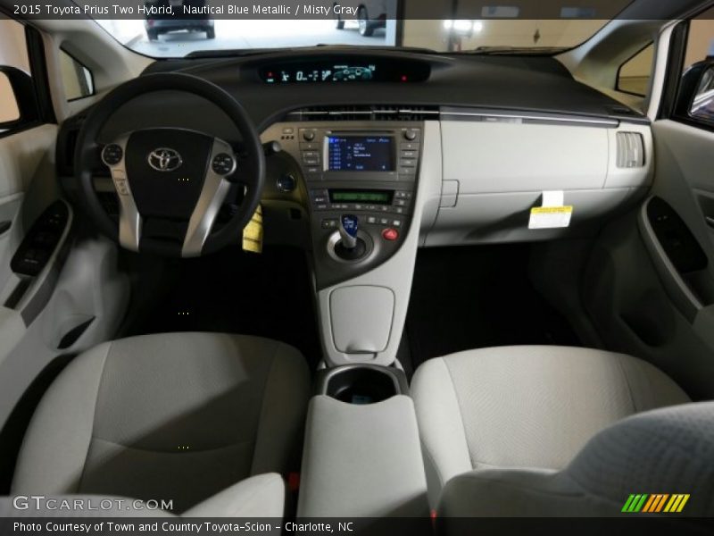 Nautical Blue Metallic / Misty Gray 2015 Toyota Prius Two Hybrid