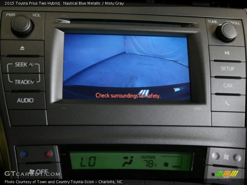 Nautical Blue Metallic / Misty Gray 2015 Toyota Prius Two Hybrid