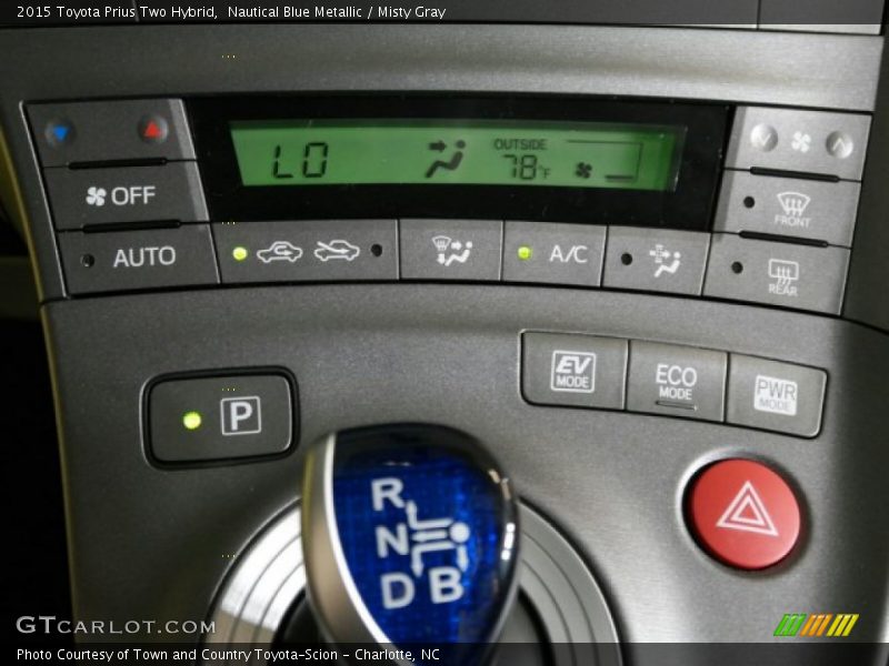 Nautical Blue Metallic / Misty Gray 2015 Toyota Prius Two Hybrid