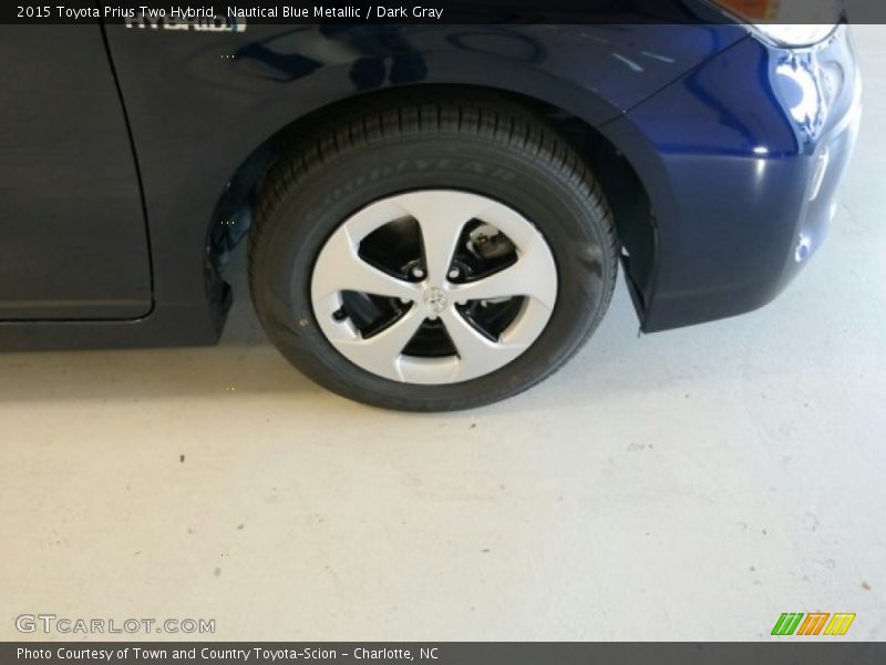 Nautical Blue Metallic / Dark Gray 2015 Toyota Prius Two Hybrid