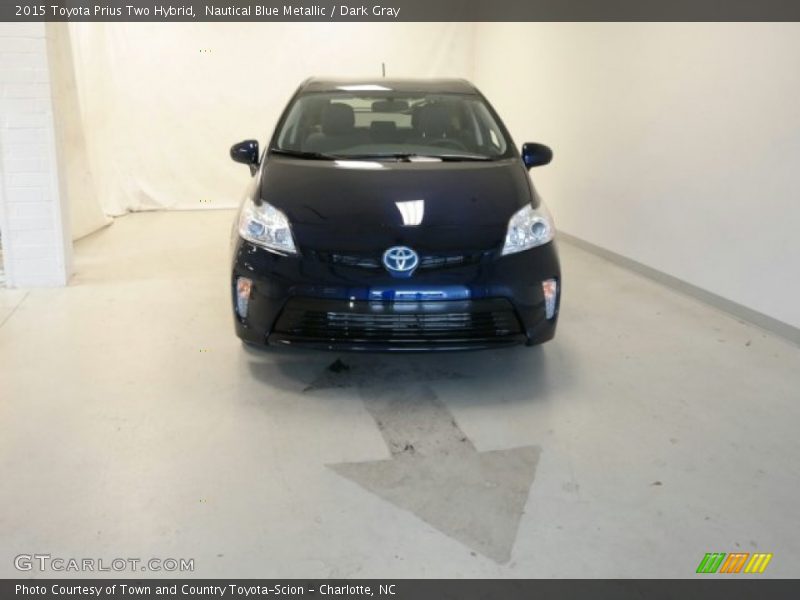 Nautical Blue Metallic / Dark Gray 2015 Toyota Prius Two Hybrid