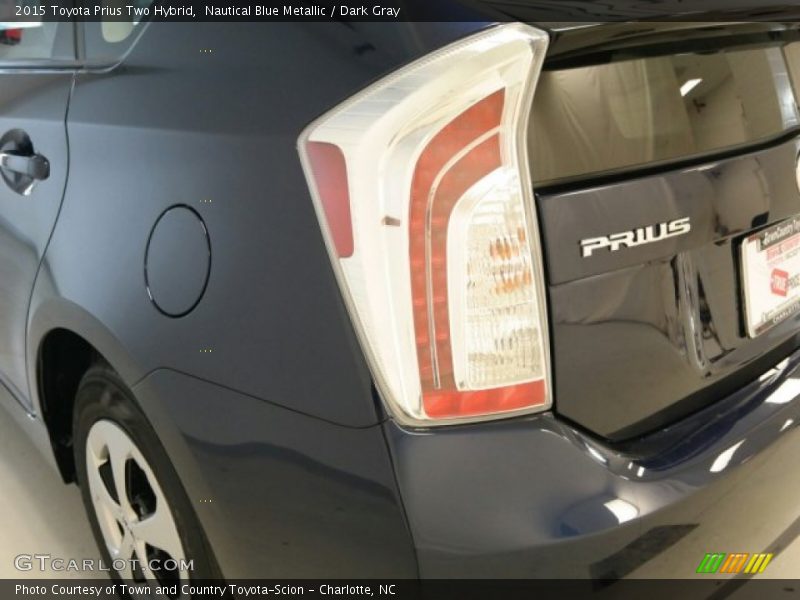 Nautical Blue Metallic / Dark Gray 2015 Toyota Prius Two Hybrid