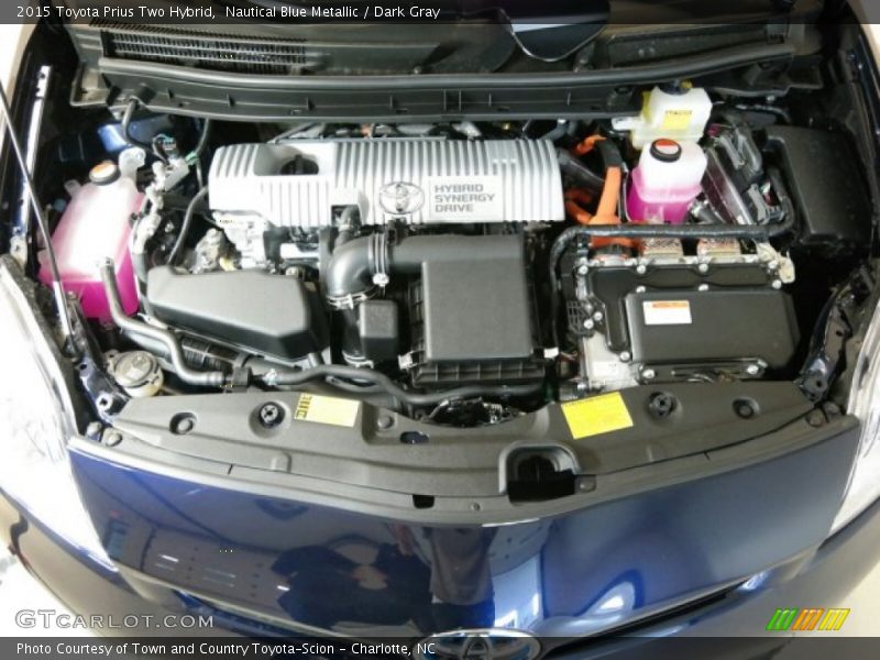 Nautical Blue Metallic / Dark Gray 2015 Toyota Prius Two Hybrid