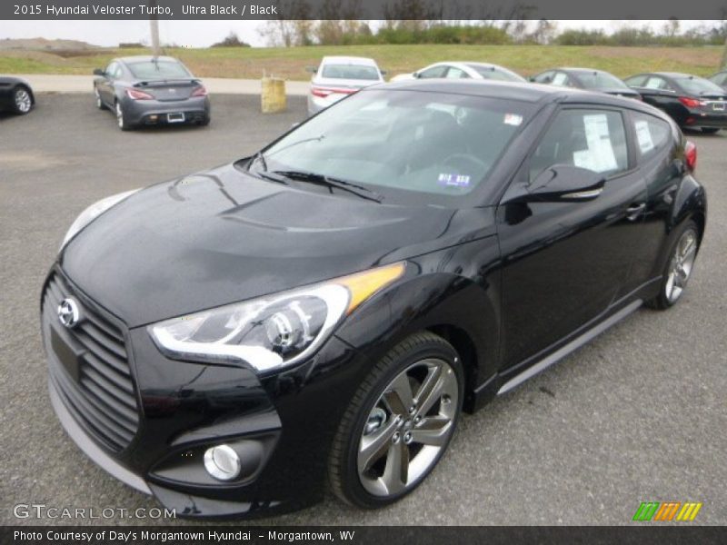 Ultra Black / Black 2015 Hyundai Veloster Turbo