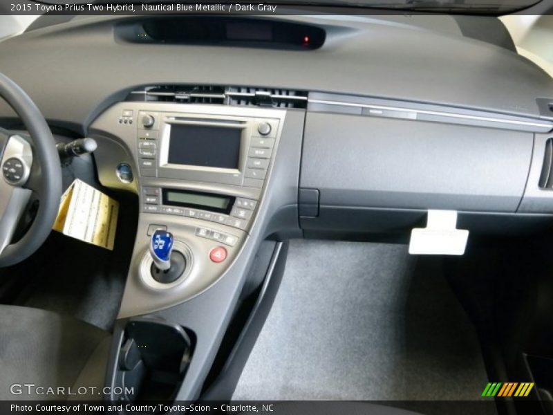 Nautical Blue Metallic / Dark Gray 2015 Toyota Prius Two Hybrid