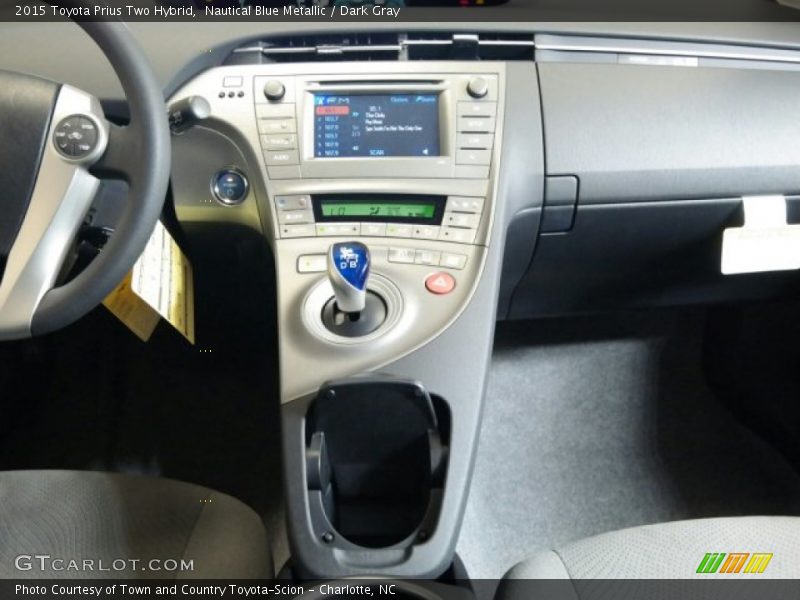 Nautical Blue Metallic / Dark Gray 2015 Toyota Prius Two Hybrid