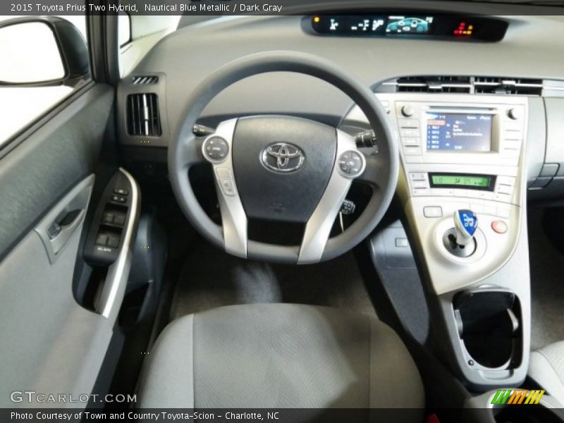 Nautical Blue Metallic / Dark Gray 2015 Toyota Prius Two Hybrid