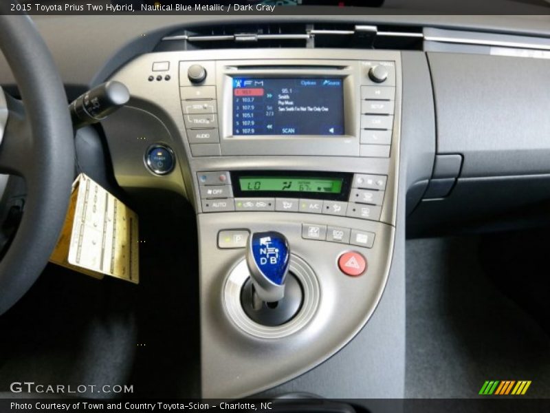 Nautical Blue Metallic / Dark Gray 2015 Toyota Prius Two Hybrid
