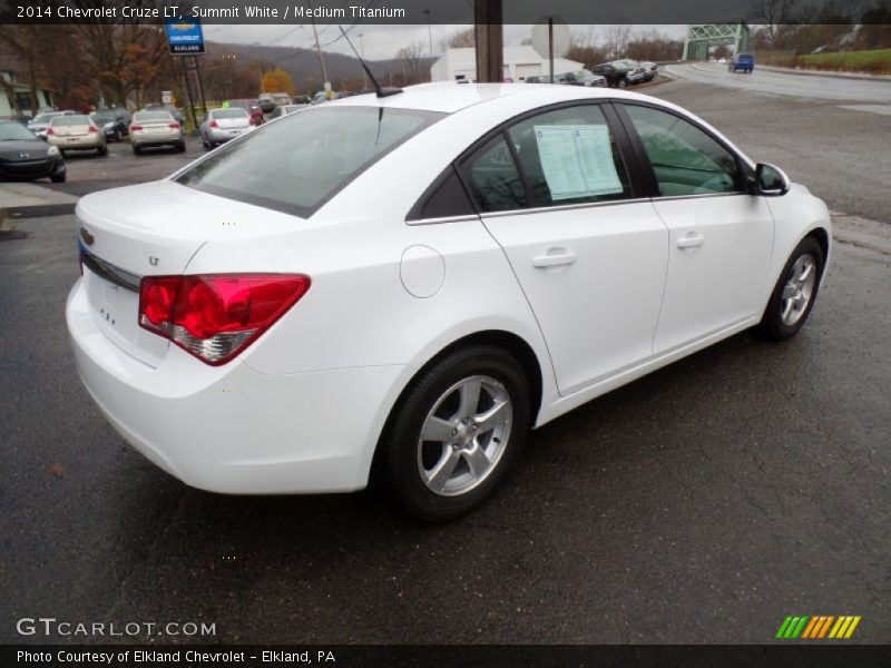 Summit White / Medium Titanium 2014 Chevrolet Cruze LT