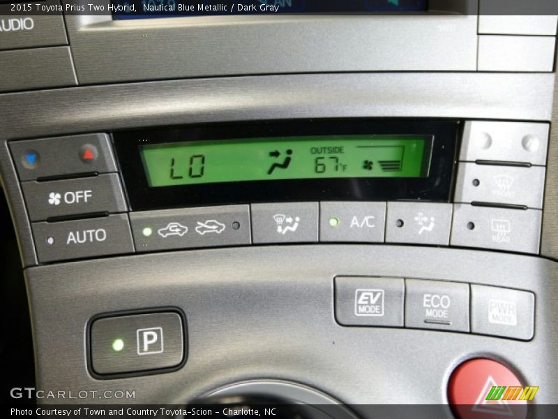 Nautical Blue Metallic / Dark Gray 2015 Toyota Prius Two Hybrid