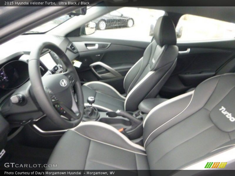 Ultra Black / Black 2015 Hyundai Veloster Turbo