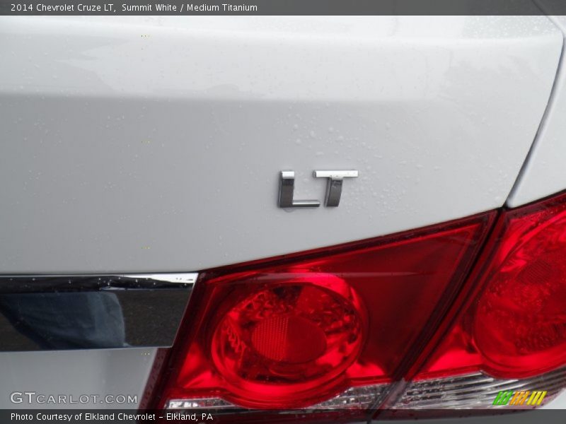 Summit White / Medium Titanium 2014 Chevrolet Cruze LT