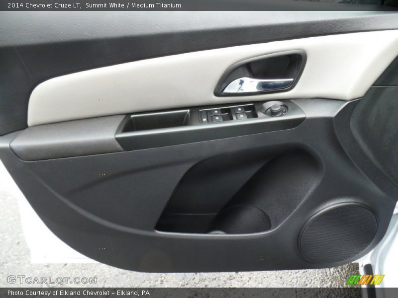 Summit White / Medium Titanium 2014 Chevrolet Cruze LT