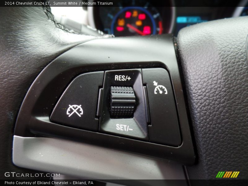 Summit White / Medium Titanium 2014 Chevrolet Cruze LT