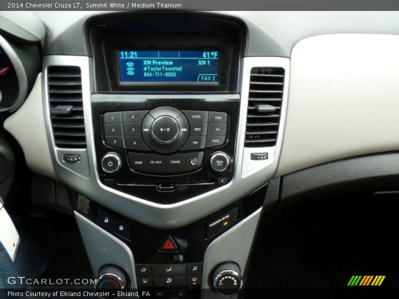 Summit White / Medium Titanium 2014 Chevrolet Cruze LT