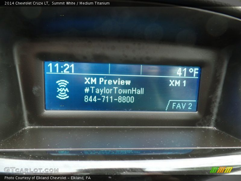 Summit White / Medium Titanium 2014 Chevrolet Cruze LT