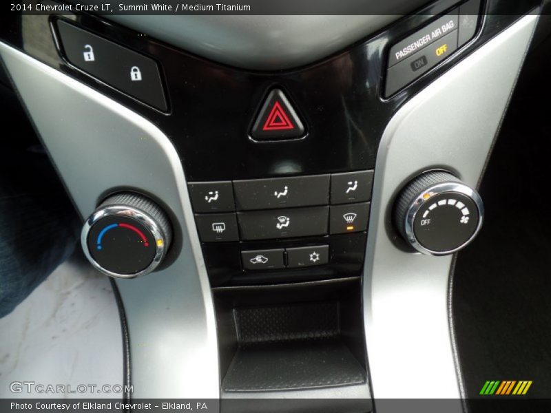 Summit White / Medium Titanium 2014 Chevrolet Cruze LT