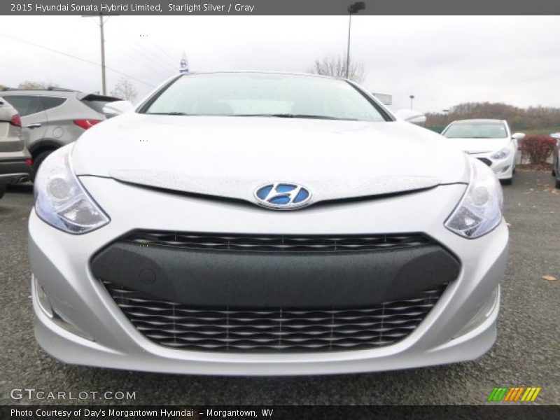 Starlight Silver / Gray 2015 Hyundai Sonata Hybrid Limited