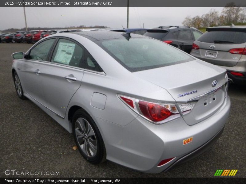 Starlight Silver / Gray 2015 Hyundai Sonata Hybrid Limited